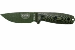 ESEE Model 3 OD Green Blade 3D OD Green-Black G10 Couteau De Survie 3PMOD-003 étui Noir + Clip De Poche