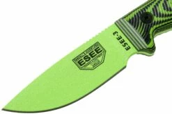 ESEE Model 3 Venom Green Blade 3D Neon Green-Black G10 Couteau De Survie 3PMVG-007 étui Noir + Clip De Poche -KNIVESANDTOOLS Magasin EE 3PMVG 007 03 esee knives
