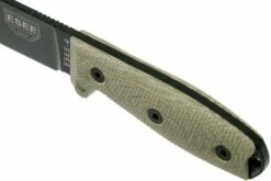 ESEE Model 4 Black Blade 3D Green Canvas Micarta Couteau De Survie 4PB-017 étui Noir + Clip De Poche -KNIVESANDTOOLS Magasin EE 4PB 017 05 esee knives