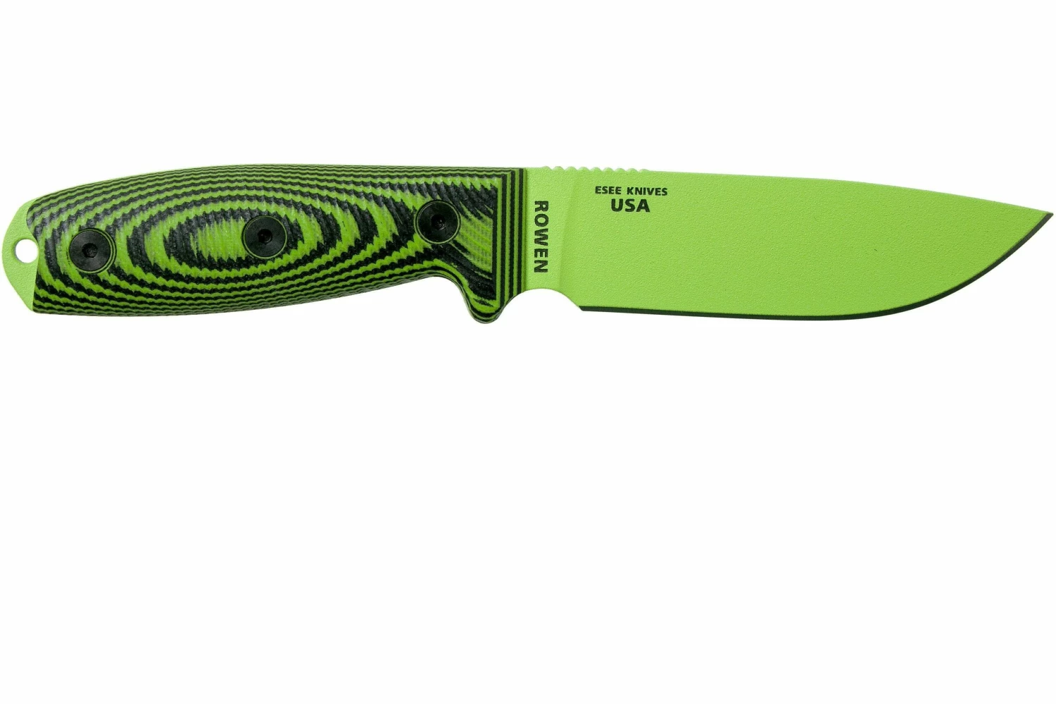 ESEE Model 4 Venom Green Blade 3D Neon Green-Black G10 Couteau De Survie 4PVG-007 étui Noir + Clip De Poche 4 ESEE Model 4 Venom Green Blade 3D Neon Green-Black G10 Couteau De Survie 4PVG-007 étui Noir + Clip De Poche – Image 2
