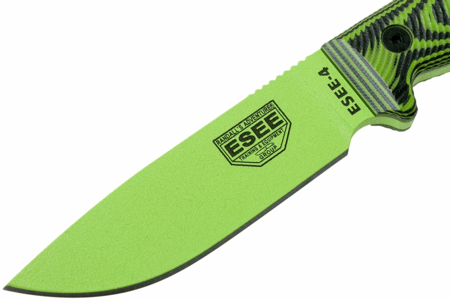 ESEE Model 4 Venom Green Blade 3D Neon Green-Black G10 Couteau De Survie 4PVG-007 étui Noir + Clip De Poche 5 ESEE Model 4 Venom Green Blade 3D Neon Green-Black G10 Couteau De Survie 4PVG-007 étui Noir + Clip De Poche – Image 3