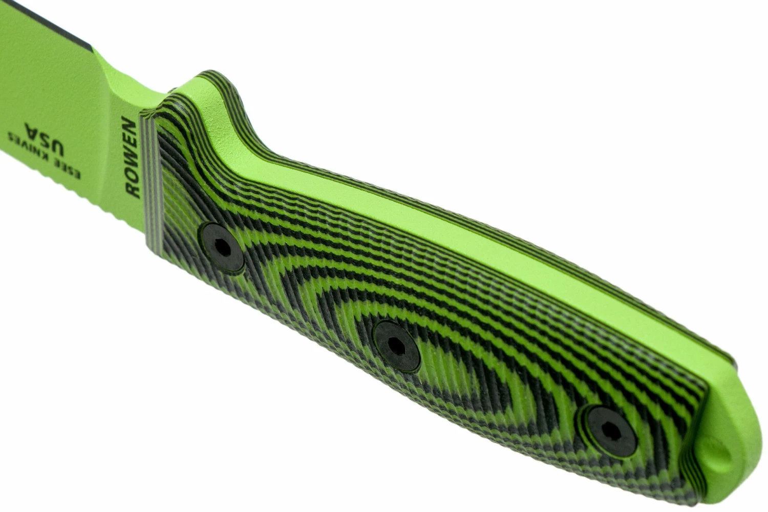 ESEE Model 4 Venom Green Blade 3D Neon Green-Black G10 Couteau De Survie 4PVG-007 étui Noir + Clip De Poche 6 ESEE Model 4 Venom Green Blade 3D Neon Green-Black G10 Couteau De Survie 4PVG-007 étui Noir + Clip De Poche – Image 4