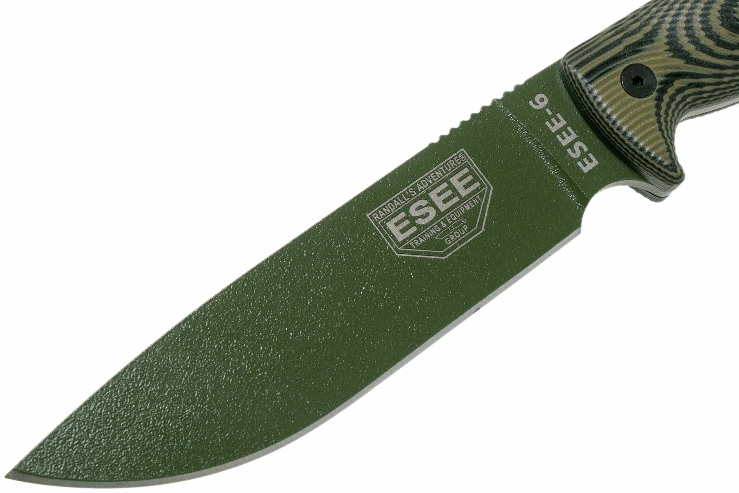 ESEE Model 6 OD Green Blade 3D OD Green-Black G10 Couteau De Survie 6POD-003 étui Noir + Clip Plat 5 ESEE Model 6 OD Green Blade 3D OD Green-Black G10 Couteau De Survie 6POD-003 étui Noir + Clip Plat – Image 3