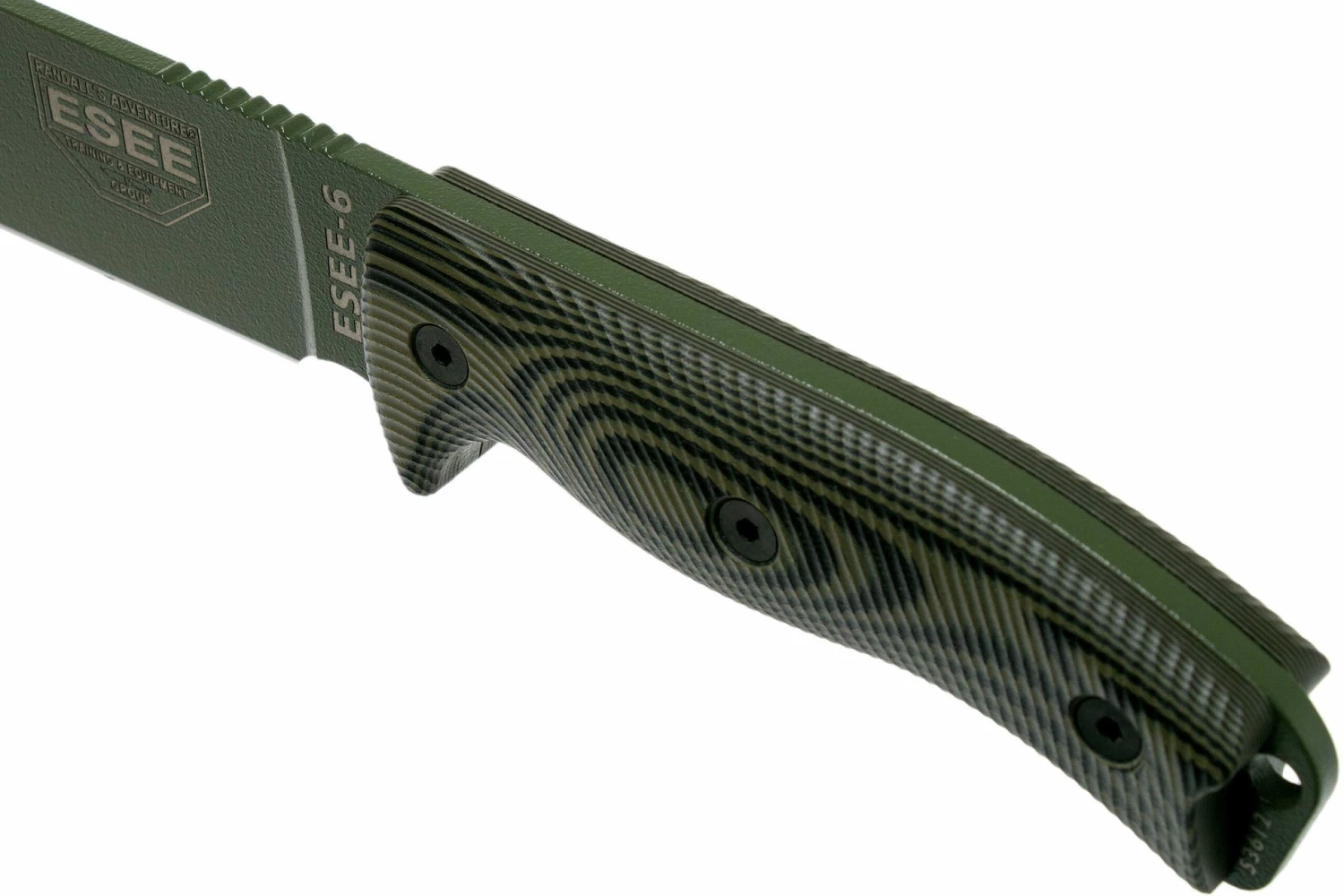 ESEE Model 6 OD Green Blade 3D OD Green-Black G10 Couteau De Survie 6POD-003 étui Noir + Clip Plat 7 ESEE Model 6 OD Green Blade 3D OD Green-Black G10 Couteau De Survie 6POD-003 étui Noir + Clip Plat – Image 5
