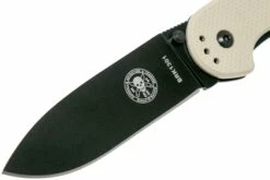 ESEE Avispa Couteau De Poche, Black D2 Blade, Desert Tan Handle BRK1302DTB -KNIVESANDTOOLS Magasin EE AVISPA DT B D2 03 esee knives