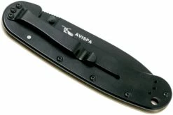 ESEE Avispa Couteau De Poche, Black D2 Blade, Desert Tan Handle BRK1302DTB -KNIVESANDTOOLS Magasin EE AVISPA DT B D2 04 esee knives