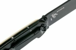 ESEE Avispa Couteau De Poche, Black D2 Blade, Desert Tan Handle BRK1302DTB -KNIVESANDTOOLS Magasin EE AVISPA DT B D2 06 esee knives