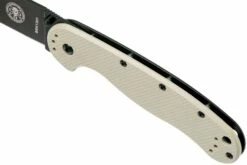 ESEE Avispa Couteau De Poche, Black D2 Blade, Desert Tan Handle BRK1302DTB -KNIVESANDTOOLS Magasin EE AVISPA DT B D2 07 esee knives