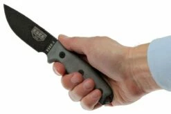 ESEE Model 3 Black Blade, Grey Handle 3P-MB-B Avec étui + Clip Et MOLLE-back -KNIVESANDTOOLS Magasin EE ESEE 3P MB B 06 esee knives model 3 ee esee 3p mb b d6