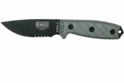 ESEE Model 3 Serrated, Grey Handle 3S Avec étui + Clip
