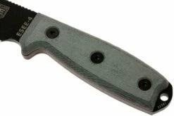 ESEE Model 4 Black Blade, Grey Handle 4P-KO Couteau De Survie Sans étui -KNIVESANDTOOLS Magasin EE ESEE 4P KO 03 esee knives model 4 ee esee 4p ko d3