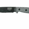 ESEE Model 4 Serrated Blade, Grey Handle 4S-MB-B Avec étui Noir + Clip Et MOLLE-back -KNIVESANDTOOLS Magasin EE ESEE 4S MB B 01 esee knives
