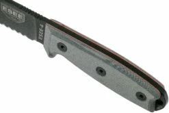 ESEE Model 4 Serrated Blade, Grey Handle 4S-MB-B Avec étui Noir + Clip Et MOLLE-back -KNIVESANDTOOLS Magasin EE ESEE 4S MB B 05 esee knives