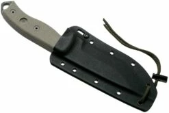 ESEE Model 5 Tactical Gunsmoke, Desert Tan Handle 5P-TG Avec étui Kydex + Clip Ceinture -KNIVESANDTOOLS Magasin EE ESEE 5P TG 08 esee knives