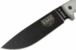 ESEE Model 6 Black Blade, Grey Handle 6P-B Avec étui Noir + Clip Ceinture -KNIVESANDTOOLS Magasin EE ESEE 6P B 03 esee knives ee esee 6p b 03