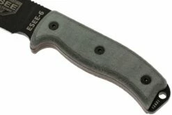ESEE Model 6 Black Blade, Grey Handle 6P-KO Couteau De Survie Sans étui -KNIVESANDTOOLS Magasin EE ESEE 6P KO 03 esee knives model 6 ee esee 6p ko d3
