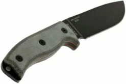 ESEE Model 6 Black Blade, Grey Handle 6P-KO Couteau De Survie Sans étui -KNIVESANDTOOLS Magasin EE ESEE 6P KO 06 esee knives model 6 ee esee 6p ko d6