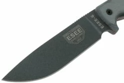 ESEE Model 6 Tactical Gunsmoke, Grey Handle 6P-TG Avec étui Noir + Clip Ceinture -KNIVESANDTOOLS Magasin EE ESEE 6P TG 03 esee knives