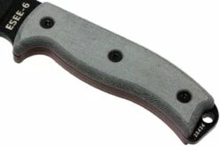 ESEE Model 6 Serrated 6S Couteau De Survie Avec étui Noir + Clip Ceinture -KNIVESANDTOOLS Magasin EE ESEE 6S B 04 esee knives ee esee 6s b 04