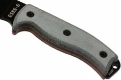 ESEE Model 6 Serrated 6S Couteau De Survie Avec étui Brun + Clip Ceinture -KNIVESANDTOOLS Magasin EE ESEE 6S 04 esee knives ee esee 6s 04