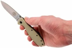 ESEE Knives Zancudo AUS8 Desert Tan-Stonewashed, BRKR1DT Couteau De Poche -KNIVESANDTOOLS Magasin EE ZANCUDO DT SW 08 esee knives zancudo ee zancudo dt sw 08