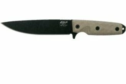 EKA RTG-1 Ready To Go 50020 Black Blade, Canvas Micarta Couteau De Survie