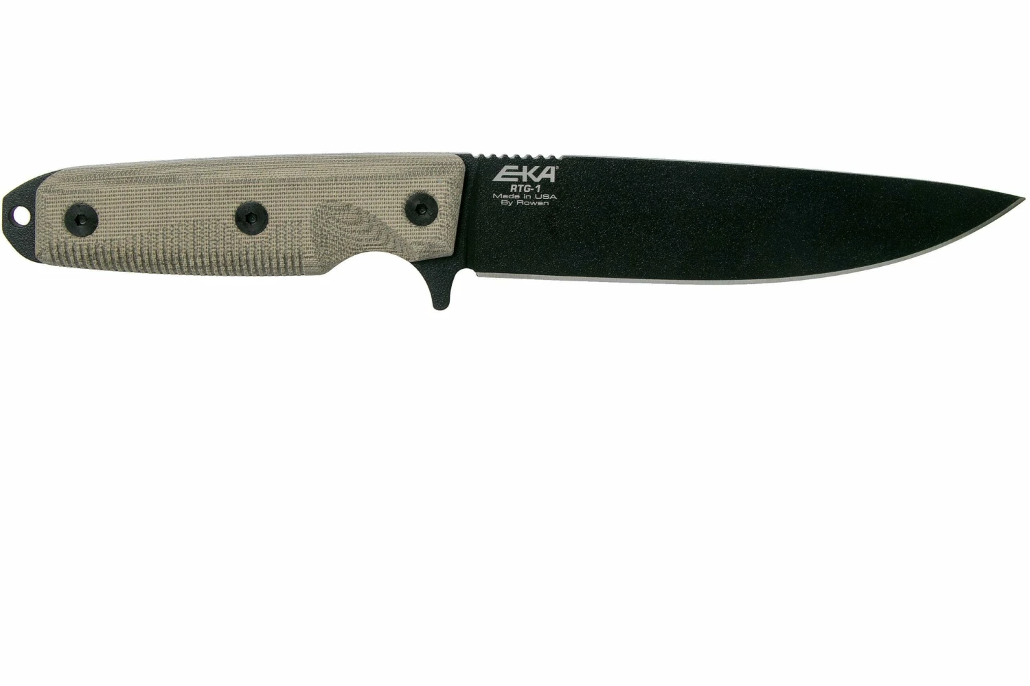 EKA RTG-1 Ready To Go 50020 Black Blade, Canvas Micarta Couteau De Survie 4 EKA RTG-1 Ready To Go 50020 Black Blade, Canvas Micarta Couteau De Survie – Image 2