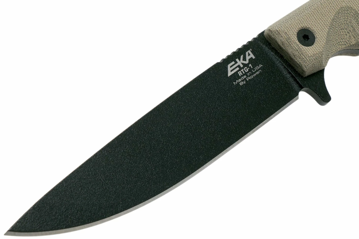 EKA RTG-1 Ready To Go 50020 Black Blade, Canvas Micarta Couteau De Survie 5 EKA RTG-1 Ready To Go 50020 Black Blade, Canvas Micarta Couteau De Survie – Image 3