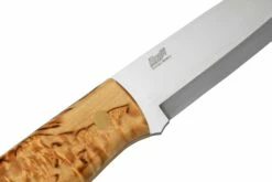Brisa Trapper 95, N690Co Scandi, Stabilized Curly Birch, Couteau Fixe 12 Brisa Trapper 95, N690Co Scandi, Stabilized Curly Birch, Couteau Fixe -KNIVESANDTOOLS Magasin ENZ 078 05 brisa