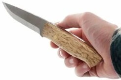 Brisa Trapper 95 - O1 Scandi - Curly Birch - 2054 -KNIVESANDTOOLS Magasin ENZ 2054 06 enzo enz 2054 06