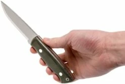 Brisa Trapper 95 - Elmax Scandi - Green Canvas Micarta - 2091 15 Brisa Trapper 95 - Elmax Scandi - Green Canvas Micarta - 2091 -KNIVESANDTOOLS Magasin ENZ 2091 06 enzo enz 2091 06