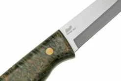 Brisa Trooper 95, 12C27 Scandi, Stabilized Curly Birch, Couteau Fixe -KNIVESANDTOOLS Magasin ENZ 303 05 brisa