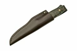 Brisa Trooper 95, 12C27 Scandi, Stabilized Curly Birch, Couteau Fixe -KNIVESANDTOOLS Magasin ENZ 303 06 brisa