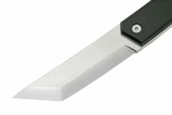 Brisa Kwaiken 90, M390 Scandi Tanto, Ebony, Couteau Fixe -KNIVESANDTOOLS Magasin ENZ 331 03 brisa