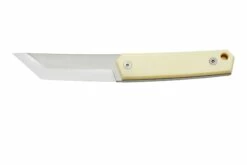 Brisa Kwaiken 90, M390 Scandi Tanto, Ivory Micarta, Couteau Fixe
