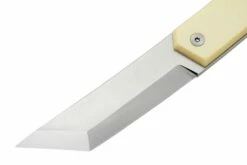 Brisa Kwaiken 90, M390 Scandi Tanto, Ivory Micarta, Couteau Fixe -KNIVESANDTOOLS Magasin ENZ 332 03 brisa
