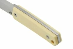 Brisa Kwaiken 90, M390 Scandi Tanto, Ivory Micarta, Couteau Fixe -KNIVESANDTOOLS Magasin ENZ 332 04 brisa