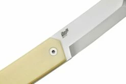 Brisa Kwaiken 90, M390 Scandi Tanto, Ivory Micarta, Couteau Fixe -KNIVESANDTOOLS Magasin ENZ 332 05 brisa