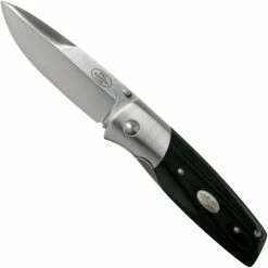 Fällkniven PXL Black Micarta PXLbm Elmax, Convex Couteau De Poche