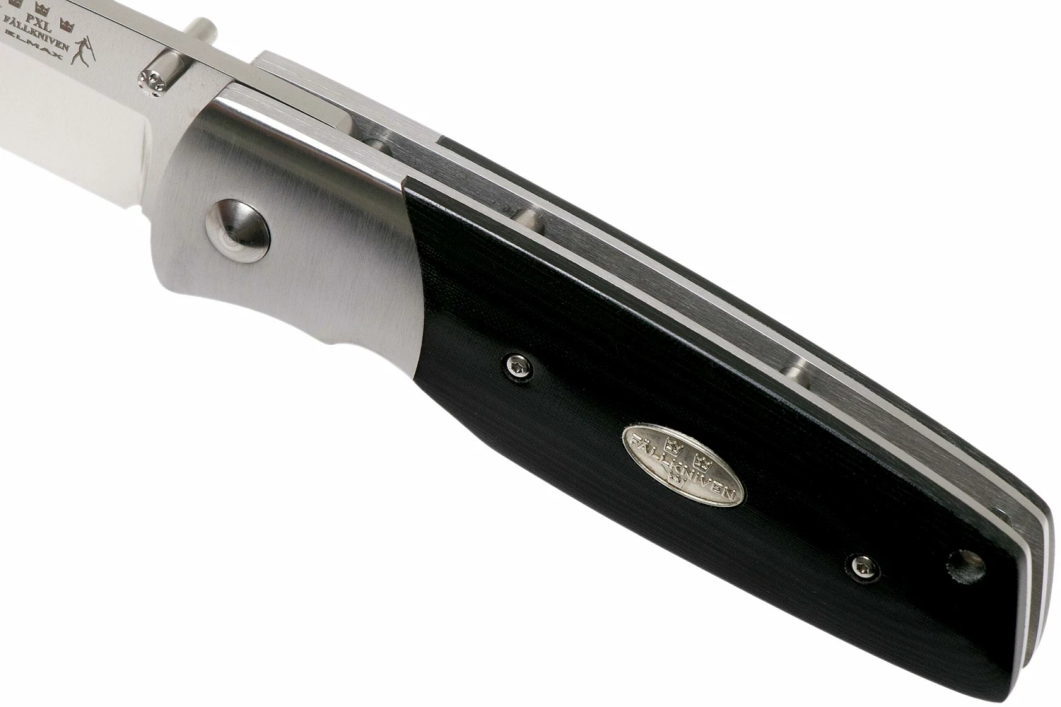 Fällkniven PXL Black Micarta PXLbm Elmax, Convex Couteau De Poche 10 Fällkniven PXL Black Micarta PXLbm Elmax, Convex Couteau De Poche – Image 8