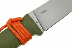 Black Fox Vesuvius Stonewashed D2 Blade, OD Green G10 Couteau Fixe -KNIVESANDTOOLS Magasin FOBF 710D2OD 05 blackfox