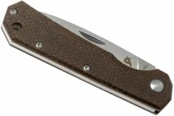 Fox Black Fox Ciol Folding Knife BF-748MIB Dark Brown Micarta Couteau De Poche, Denis Simonutti Design -KNIVESANDTOOLS Magasin FOBF 748MIB 04 fox knives