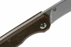 Fox Black Fox Ciol Folding Knife BF-748MIB Dark Brown Micarta Couteau De Poche, Denis Simonutti Design -KNIVESANDTOOLS Magasin FOBF 748MIB 06 fox knives