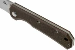 Fox Black Fox Ciol Folding Knife BF-748MIB Dark Brown Micarta Couteau De Poche, Denis Simonutti Design -KNIVESANDTOOLS Magasin FOBF 748MIB 07 fox knives