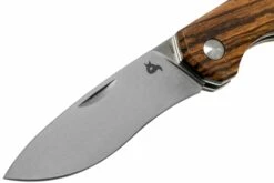 Fox Black Fox Ciol Folding Knife BF-748ZW Zebrano Wood Couteau De Poche, Denis Simonutti Design -KNIVESANDTOOLS Magasin FOBF 748ZW 03 fox knives