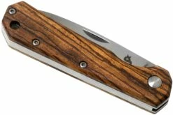 Fox Black Fox Ciol Folding Knife BF-748ZW Zebrano Wood Couteau De Poche, Denis Simonutti Design -KNIVESANDTOOLS Magasin FOBF 748ZW 04 fox knives
