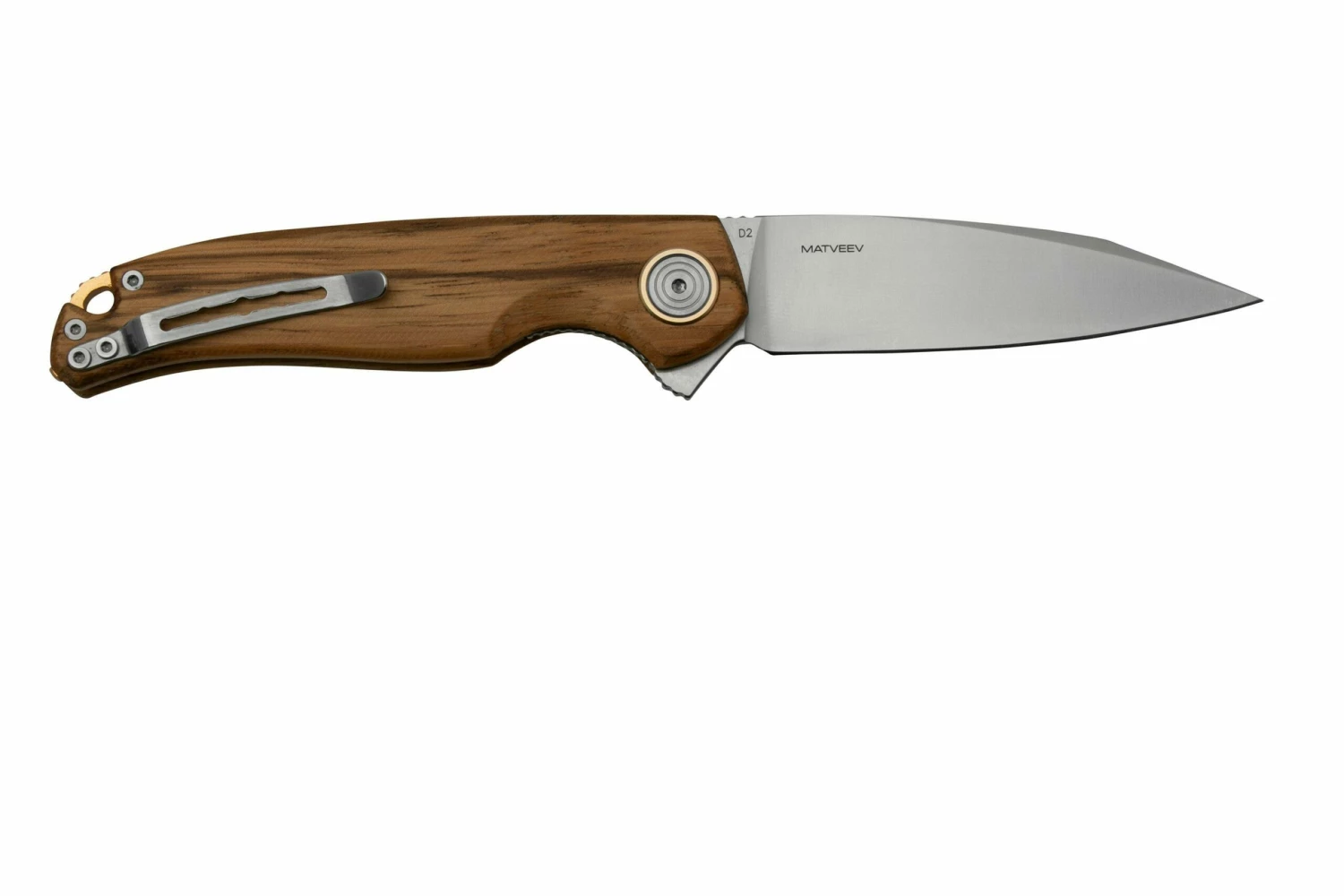 Black Fox Argus BF-760W Satin D2 Zebra Wood, Couteau De Poche 4 Black Fox Argus BF-760W Satin D2 Zebra Wood, Couteau De Poche – Image 2