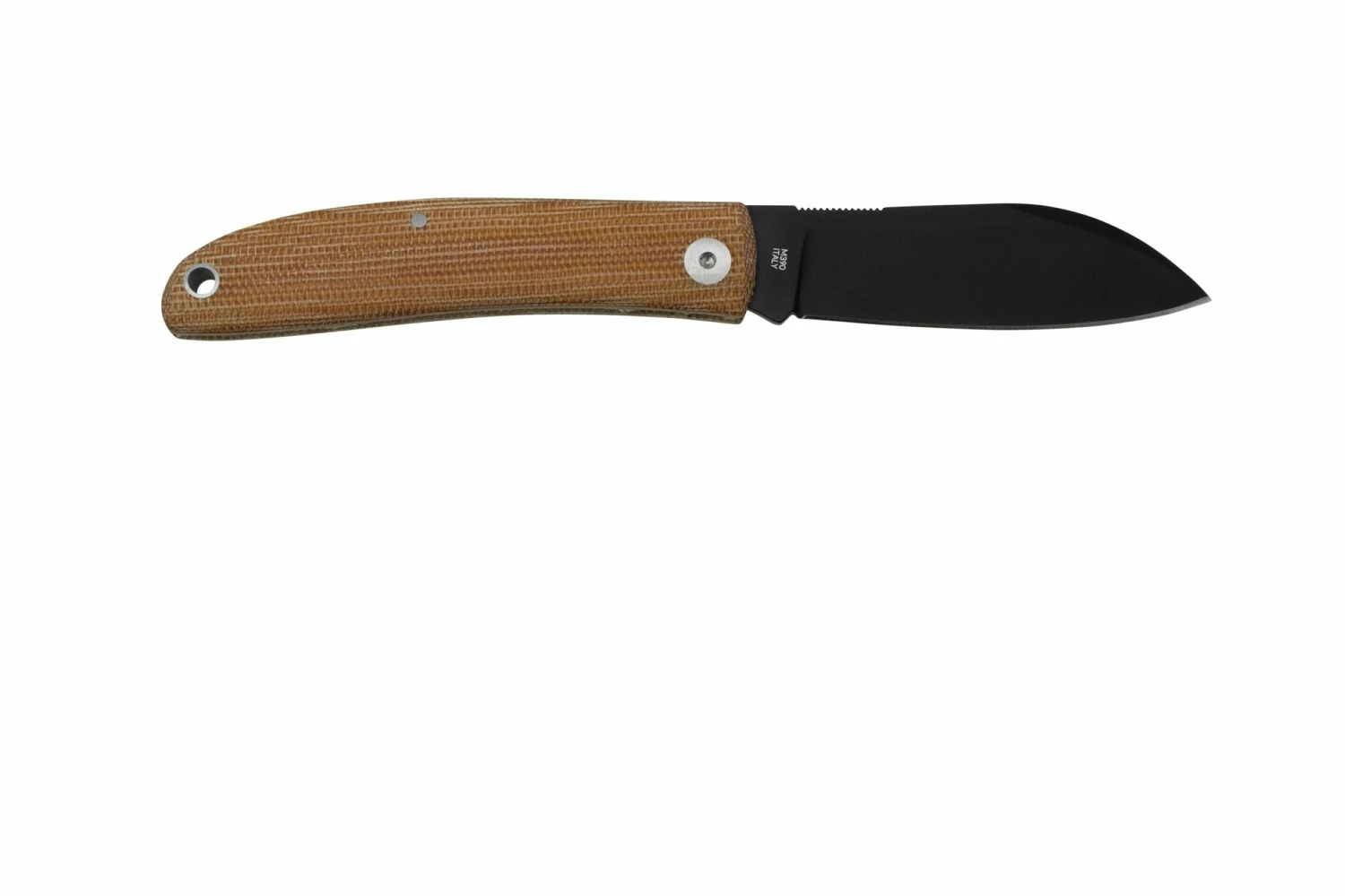 Fox Knives Livri FX-273MCBB Knivesandtools Exclusive, Brown Micarta, Black Couteau De Poche Slipjoint 4 Fox Knives Livri FX-273MCBB Knivesandtools Exclusive, Brown Micarta, Black Couteau De Poche Slipjoint – Image 2