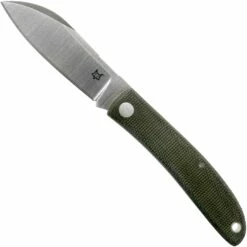 Fox Knives Livri FX-273 Green Canvas Micarta Couteau De Poche Slipjoint