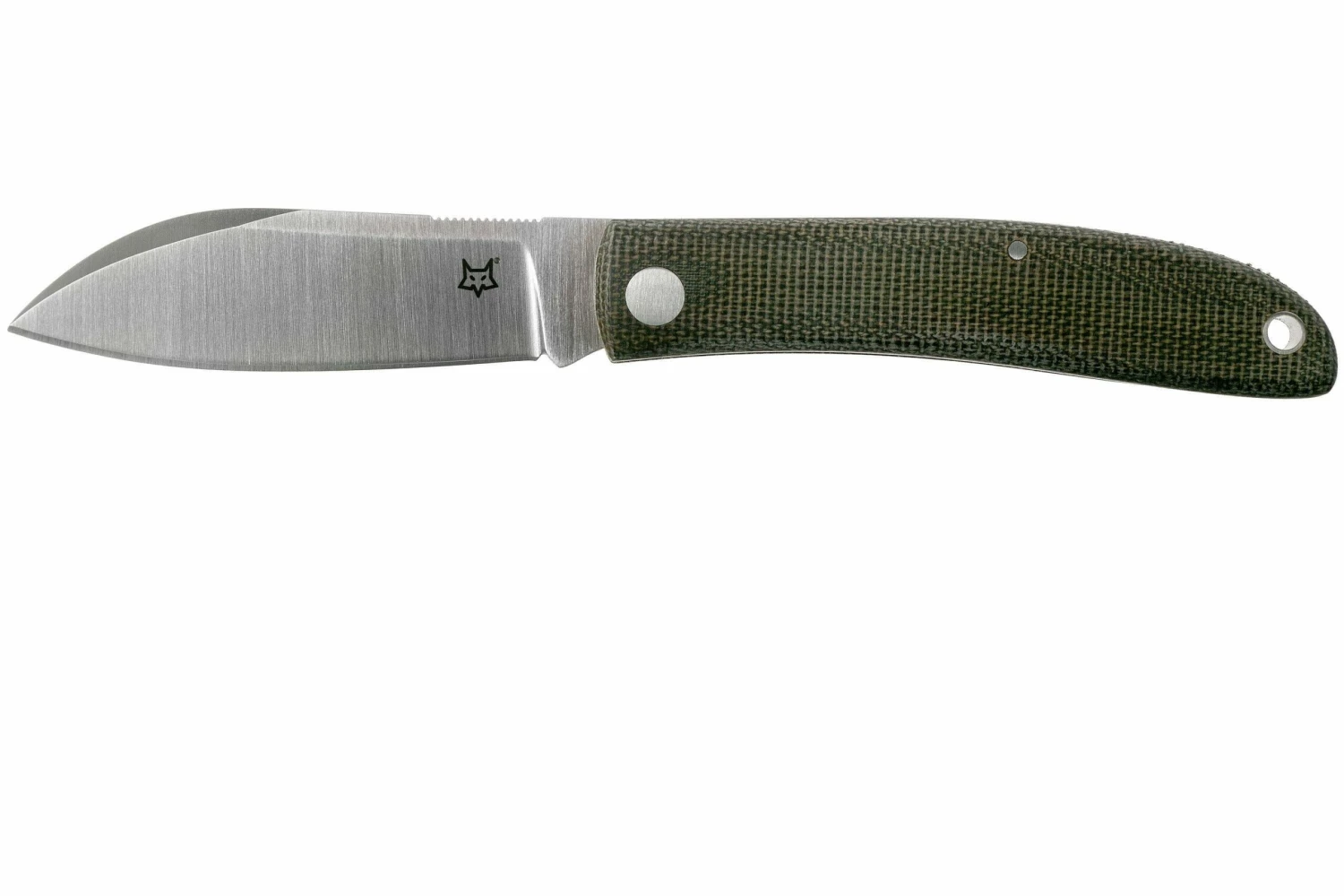 Fox Knives Livri FX-273 Green Canvas Micarta Couteau De Poche Slipjoint 5 Fox Knives Livri FX-273 Green Canvas Micarta Couteau De Poche Slipjoint – Image 3